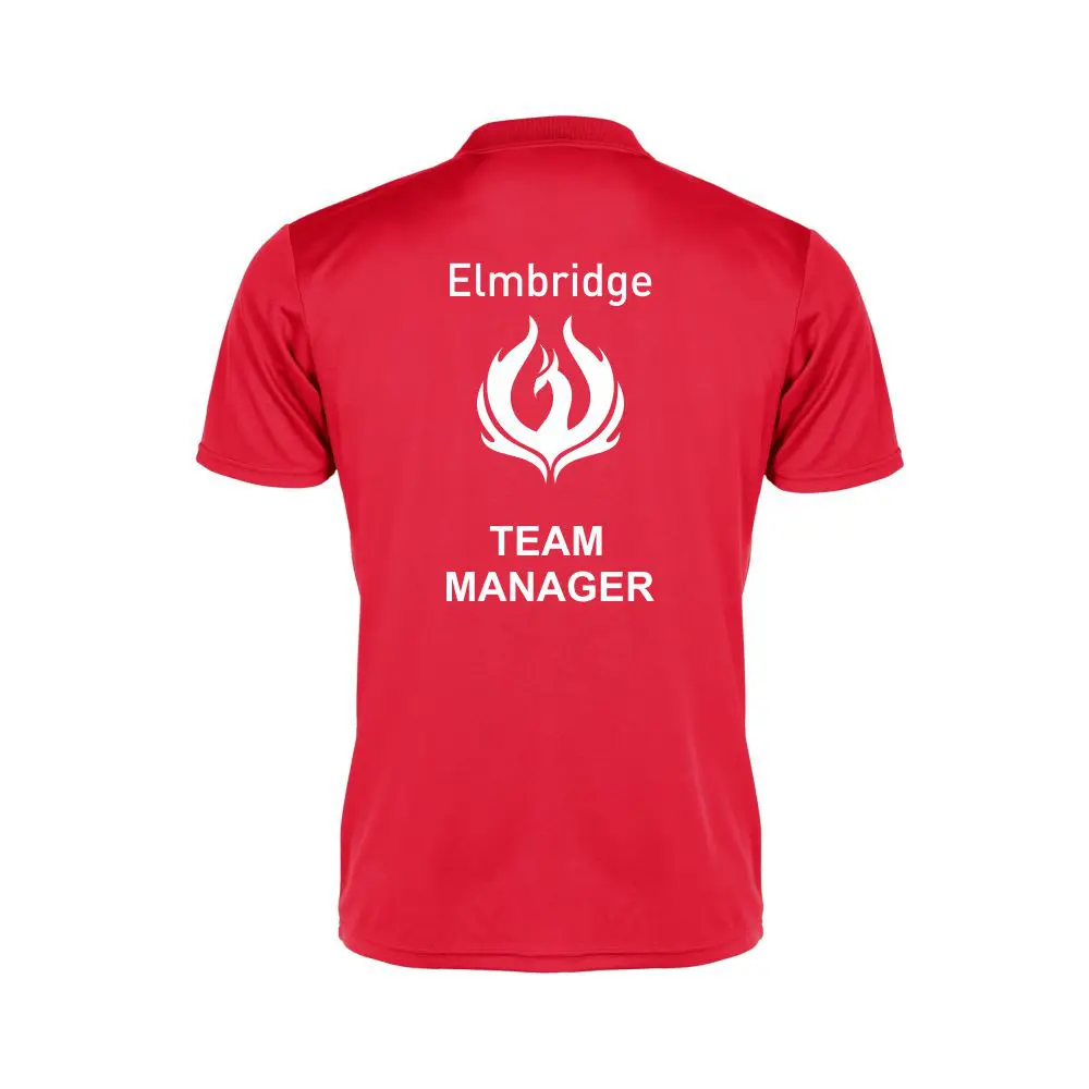 Elmbridge Phoenix Swimming Club Red Stanno Polo Shirt - Image 3