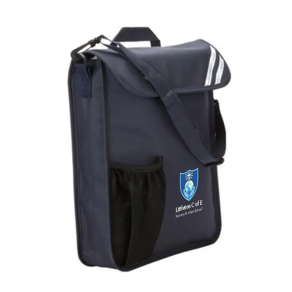 Littleton C of E Nursery & Infants Navy Book Bag