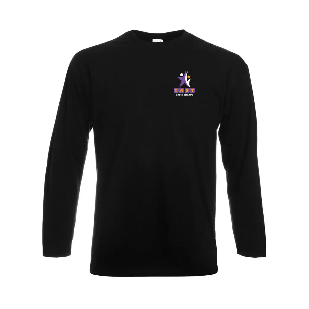 CAST Youth Theatre Adult Long Sleeved T-Shirt (Black)