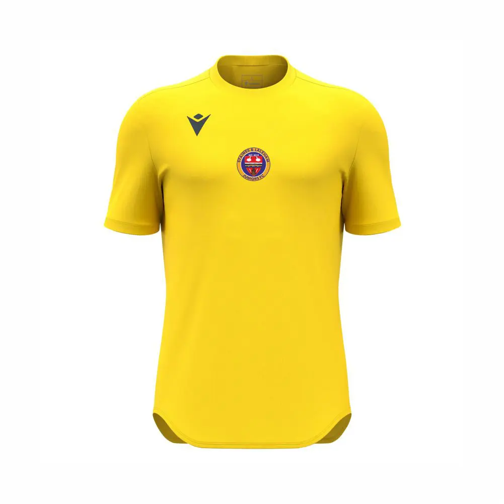 Staines & Laleham FC Macron Void Home Shirt - Yellow