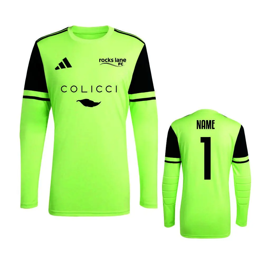 Rocks Lane FC Adidas Squadra 25 L/S GK Shirt (Green)