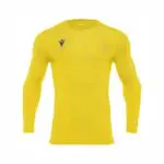 Staines & Laleham FC Macron Holly Base Layer Top - Yellow - junior - 4xs-3xs
