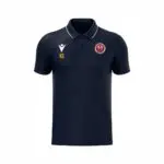 Staines & Laleham FC Macron Draco Hero Polo - Navy/White - junior - 3xs