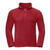 ¼-zip outdoor fleece Classic Red