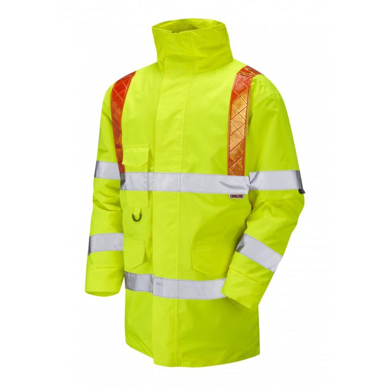 Putford ISO 20471 Cl 3 Orange Brace Anorak