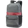 3-Stripes medium backpack Dark Grey Heather/Scarlet