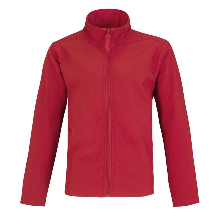 B&C ID.701 Softshell jacket /men Red/Warm Grey Lining