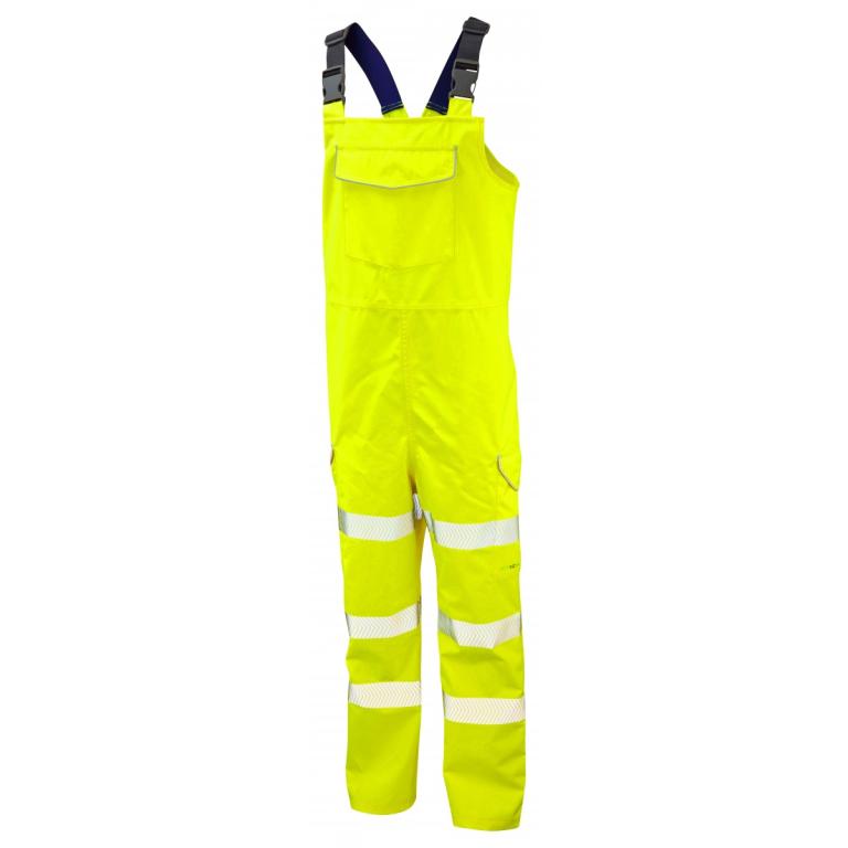 Northam ISO 20471 Cl 2 Ecoviz 10K Breathable Bib & Brace Yellow