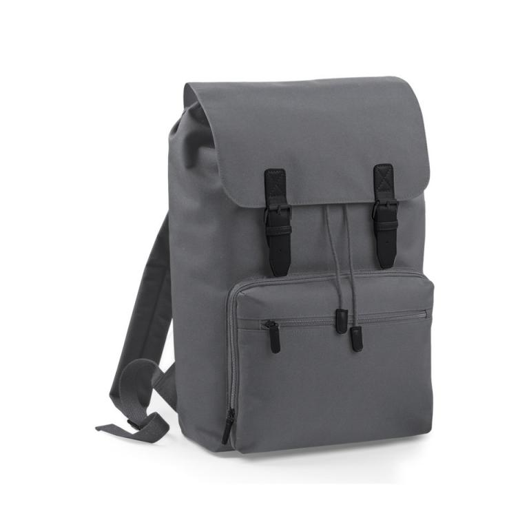 Vintage laptop backpack Graphite Grey/Black