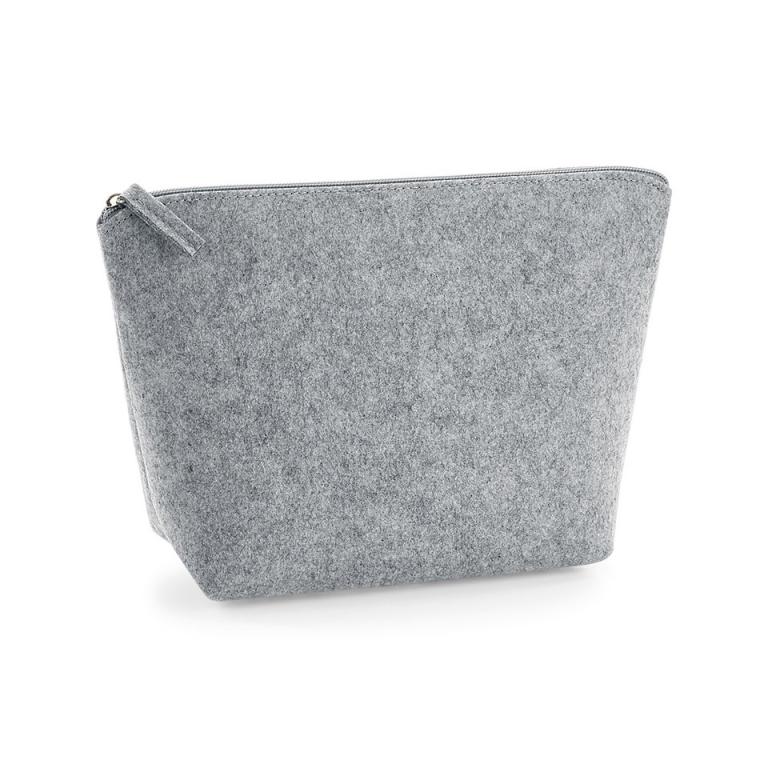Felt accessory bag Grey Melange