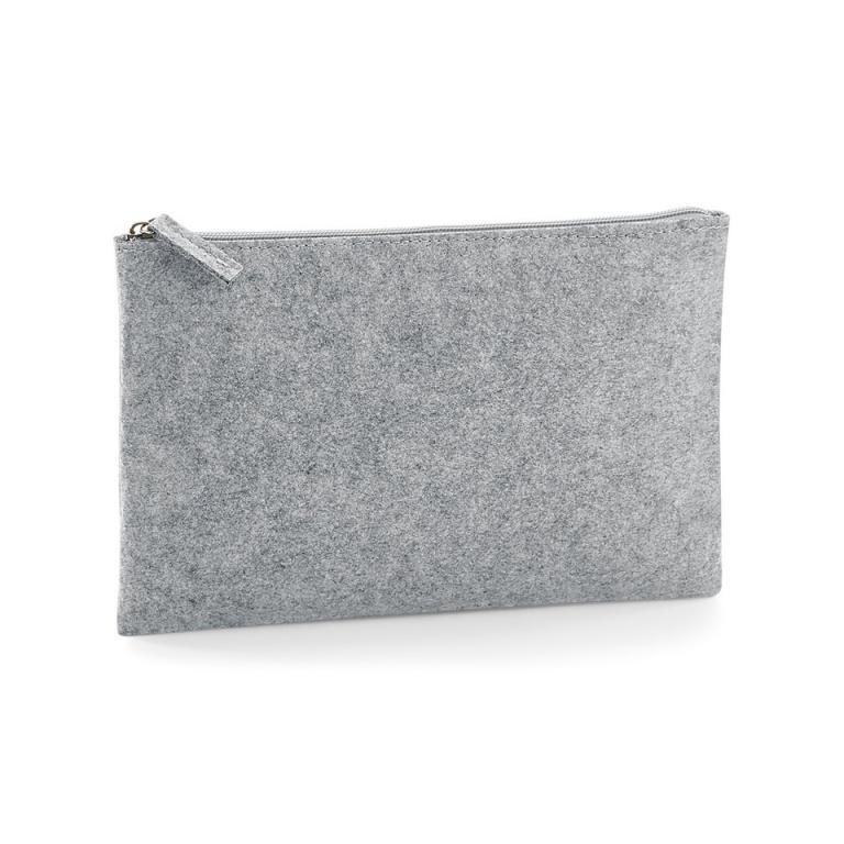Felt accessory pouch Grey Melange