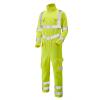 Molland ISO 20471 Cl 3 Poly Cotton Coverall Yellow