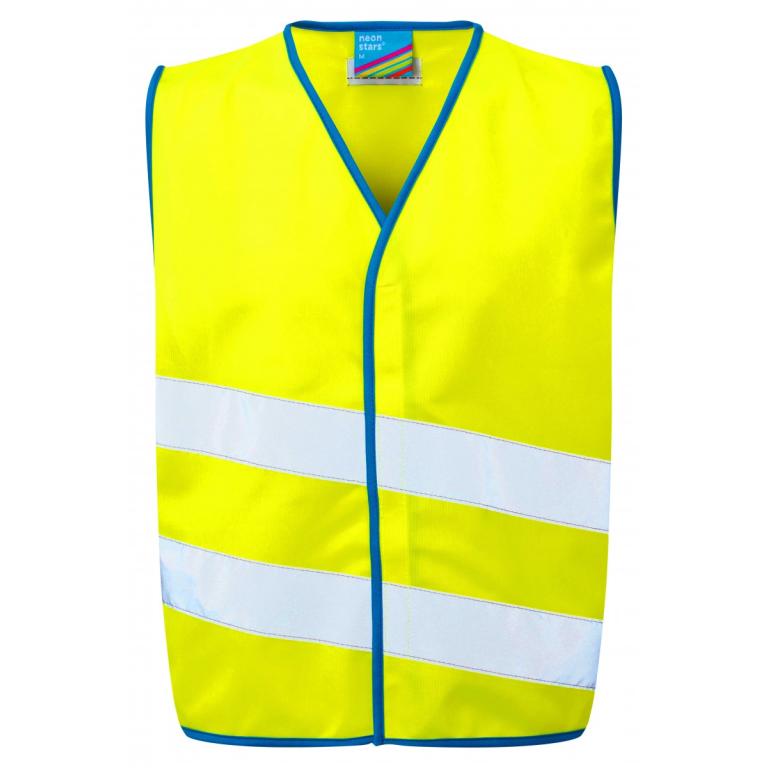 Neonstars EN 1150 Children's Waistcoat Yellow