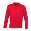 Long sleeve Coolplus® polo shirt Classic Red