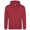 College hoodie Brick Red