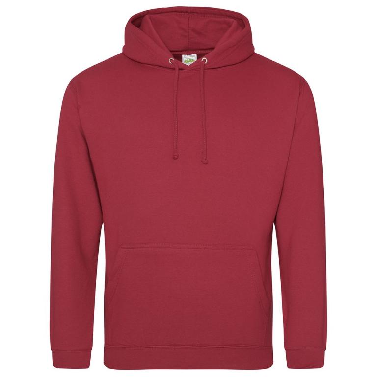 College hoodie Brick Red