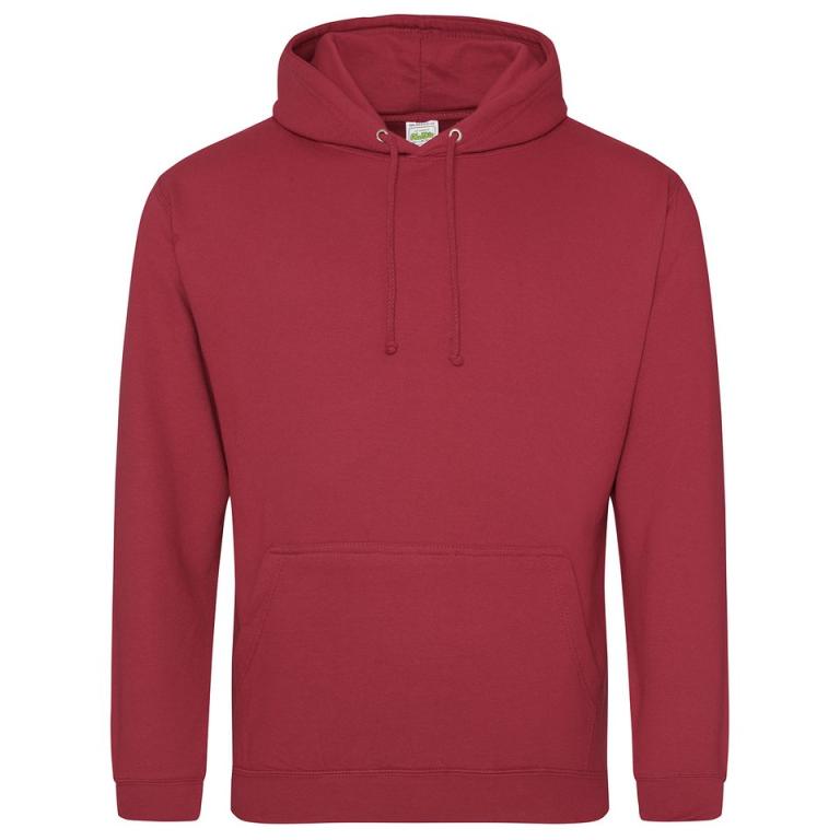 College hoodie Brick Red