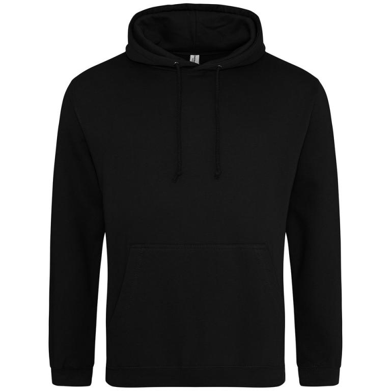 College hoodie Deep Black