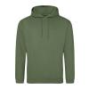 College hoodie Earthy Green