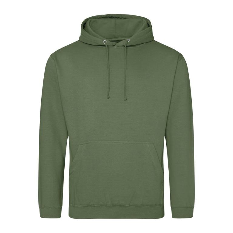 College hoodie Earthy Green