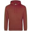 College hoodie Red Rust