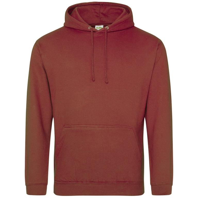 College hoodie Red Rust