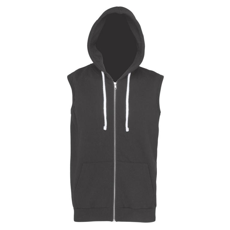 Sleeveless zoodie Charcoal