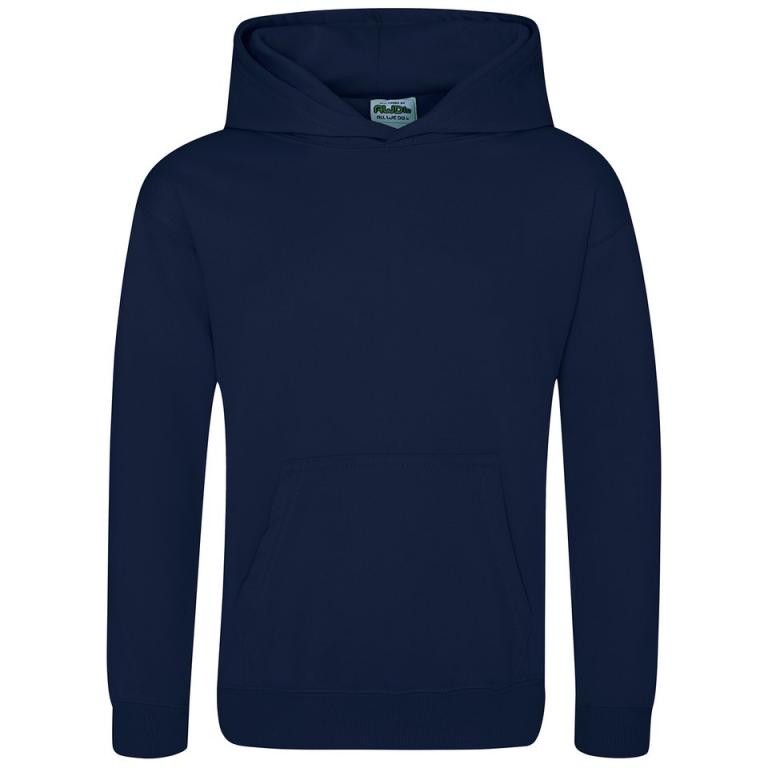 Kids sports polyester hoodie Oxford Navy