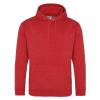 Washed hoodie Washed Fire Red