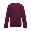 Kids AWDis sweatshirt Burgundy