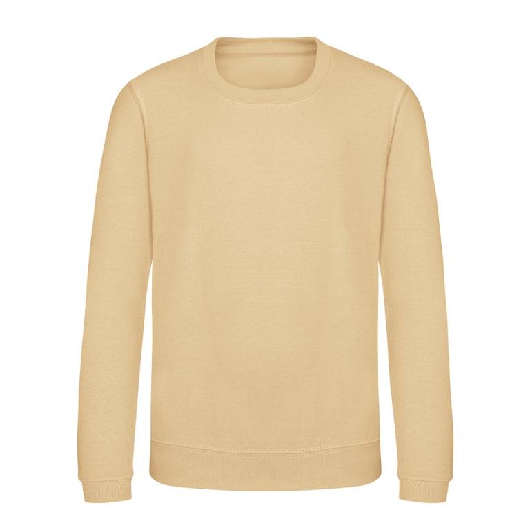 Kids AWDis sweatshirt Desert Sand