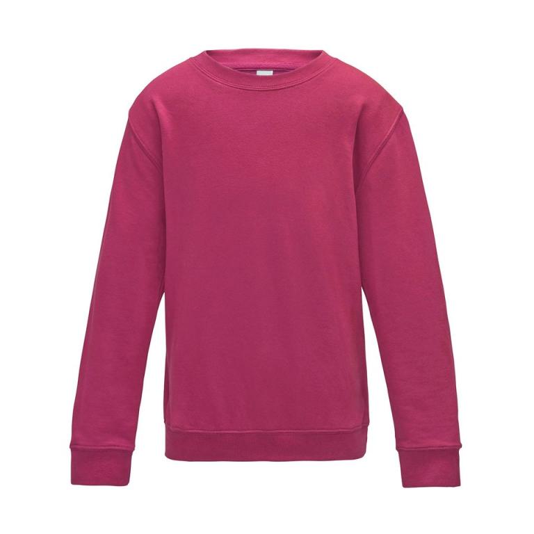 Kids AWDis sweatshirt Hot Pink