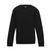 Kids AWDis sweatshirt Jet Black