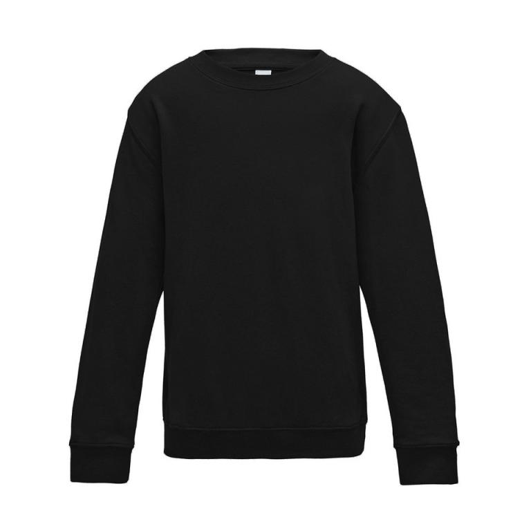 Kids AWDis sweatshirt Jet Black