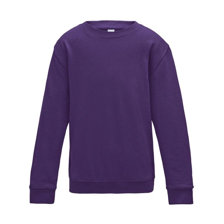 Kids AWDis sweatshirt Purple