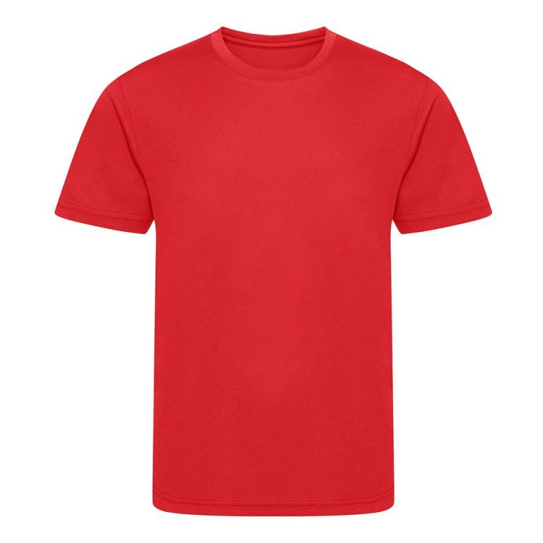 Kids recycled cool T Fire Red