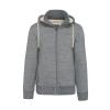 Vintage sherpa-lined fleece jacket Slub Grey Heather