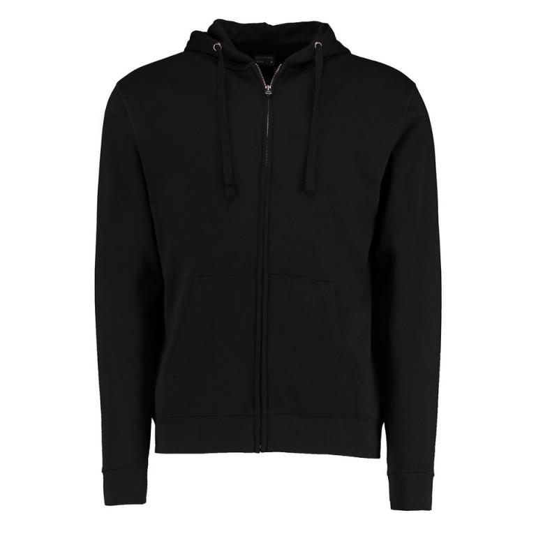 Klassic hooded zipped jacket Superwash® 60° long sleeve (regular fit) Black