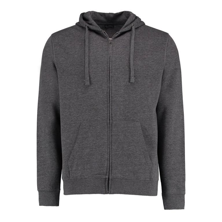 Klassic hooded zipped jacket Superwash® 60° long sleeve (regular fit) Dark Grey Marl