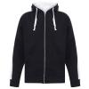 Full-zip hoodie Navy/White