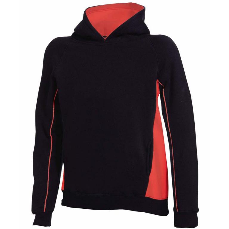 Kids pullover hoodie Black/Red