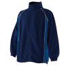 Piped microfleece jacket Navy/Royal/White