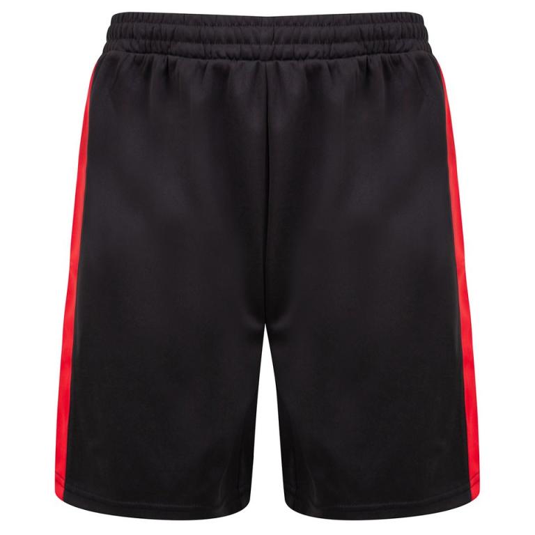 Knitted shorts Black/Red