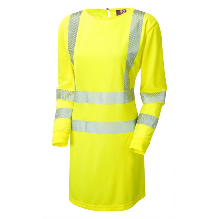Lilly ISO 20471 Women's Class 3 Coolviz Ultra Modesty Tunic Yellow