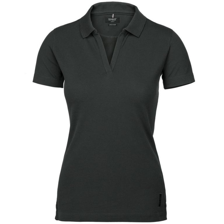 Women's Harvard stretch deluxe polo shirt Charcoal