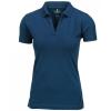 Women's Harvard stretch deluxe polo shirt Indigo Blue