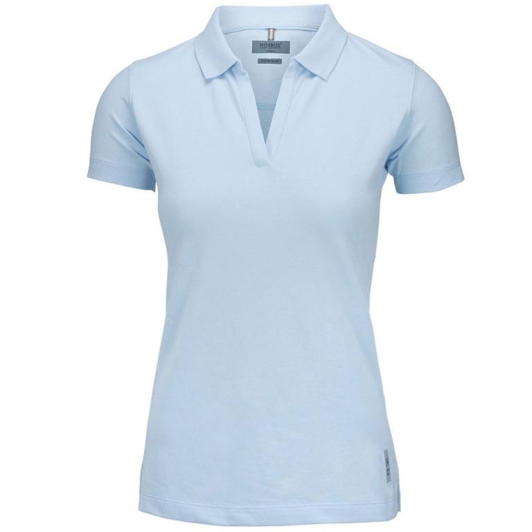 Women's Harvard stretch deluxe polo shirt Sky Blue