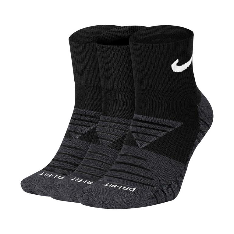 Nike everyday max cushioned ankle sock (3 pairs) Black/Anthracite/White