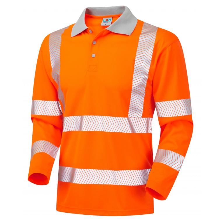 Barricane ISO 20471 Cl 3 Coolviz Plus Sleeved Polo Shirt