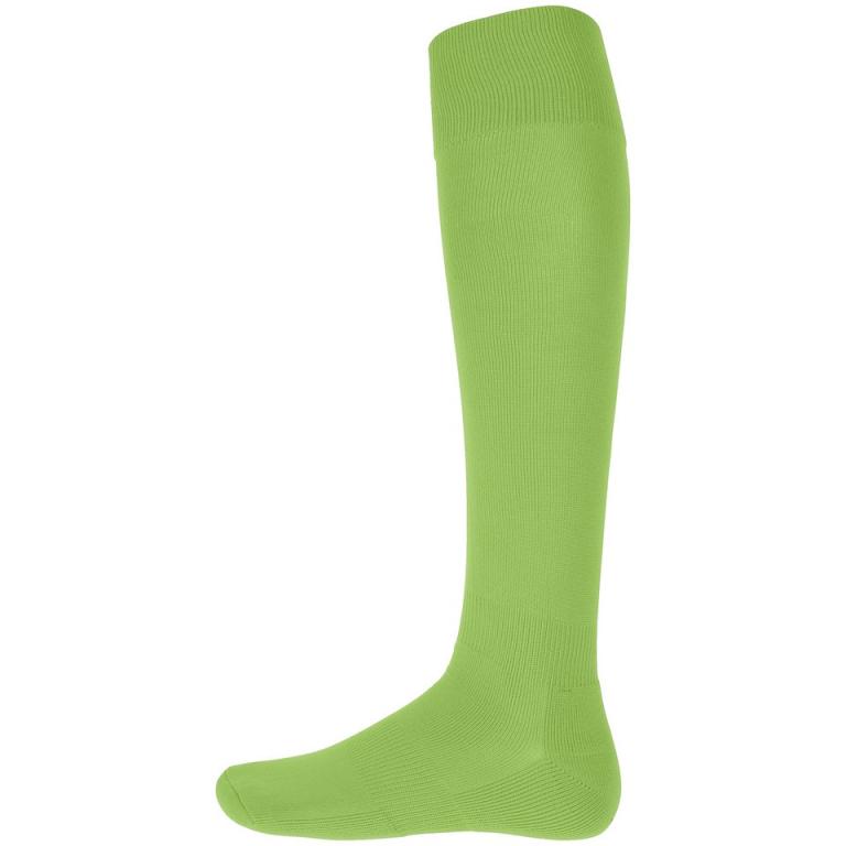 Plain sports socks Sporty Lime